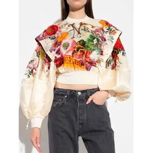 Zimmermann Clothing Ready to Wear Wonderland Billow Top S Bouquet Garden Floral